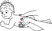 рис.5с(растирание поясничной области)